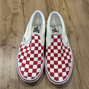 Red checker vans